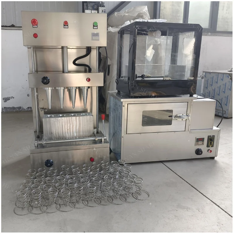 High Quality Automatic Pizza Cone Machine Set Dough Maker Making Machine Cone Icecream Machine