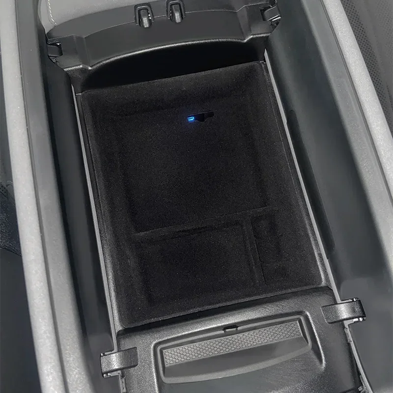 Car Organizer Box for Mercedes Benz AMG EQS SUV EQE 350 450+ 2022 2023 Armrest Storage Center Console Sundries Tray Accessories