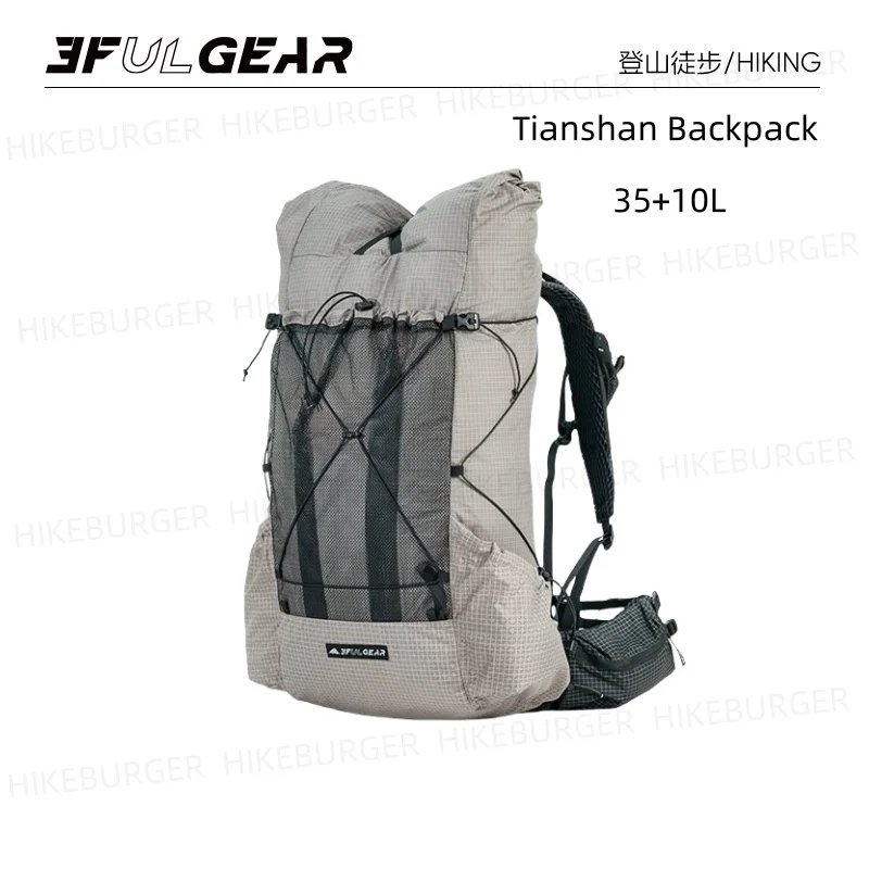 3F UL Gear Tianshan plecak outdoorowy Ultralekki plecak turystyczny UHMWPE Ripstop wodoodporny plecak unisex 35 + 10L