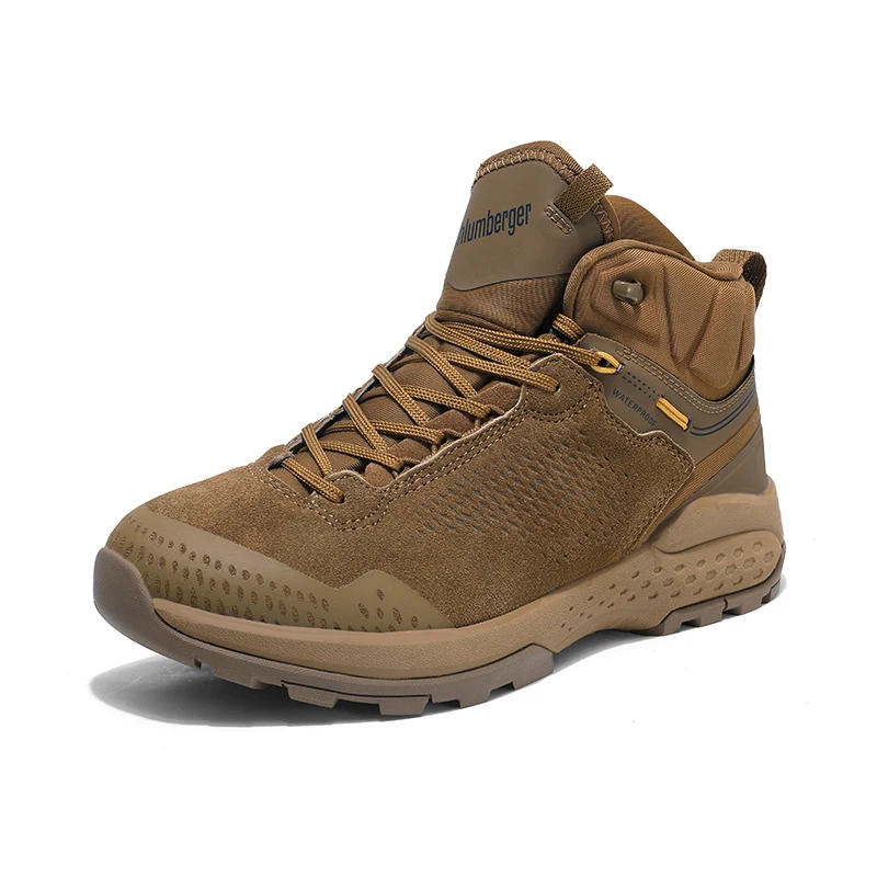 High-top Hiking Shoes For Men, Wide Feet Outdoor Sneakers For Rock Climbing_voghion.com