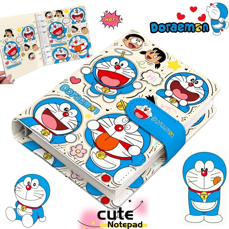 

Doraemon Notebook, Cute and Stylish Creative Portable Notebook for Boys and Girls, Student Diary, Gift for Friends' Birthdays