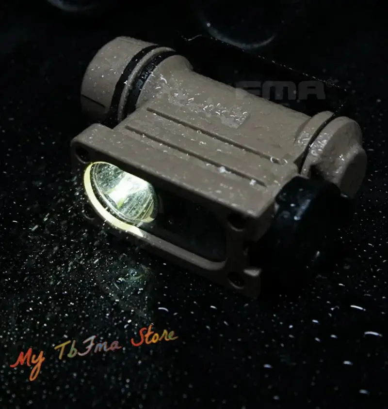 FMA Rattlesnake Compact II Hand Free Light IR / LED Survival Light Headlamp Tricolor Flashing Signal Lamp Helmet Accessory