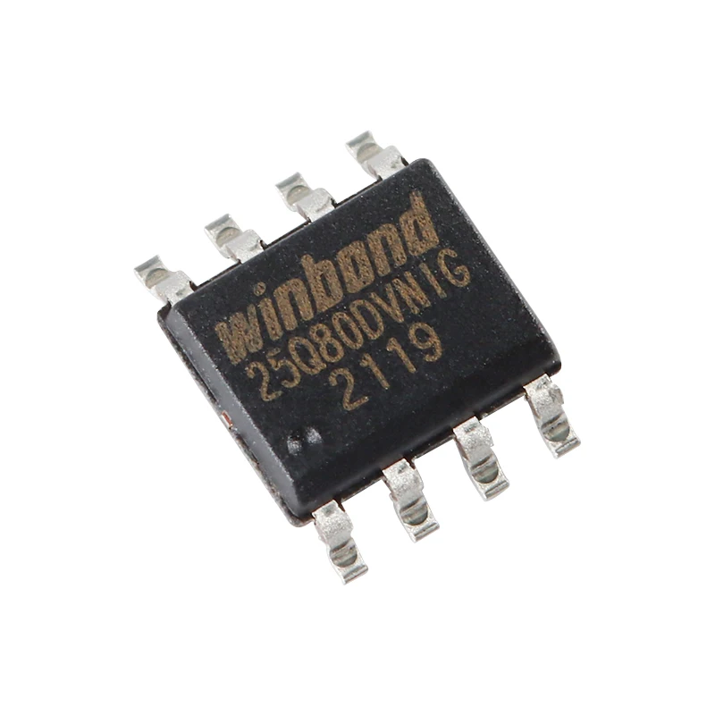 5pcs Original authentic patch W25Q80DVSNIG SOIC-8 3V 8M-bit serial flash memory chip