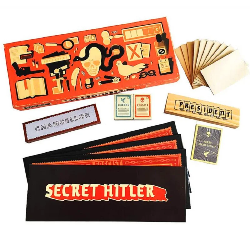 the Secret Hitler Board Game,Party playing cards and chess toys, board games,Classic fast board game toys for family game night