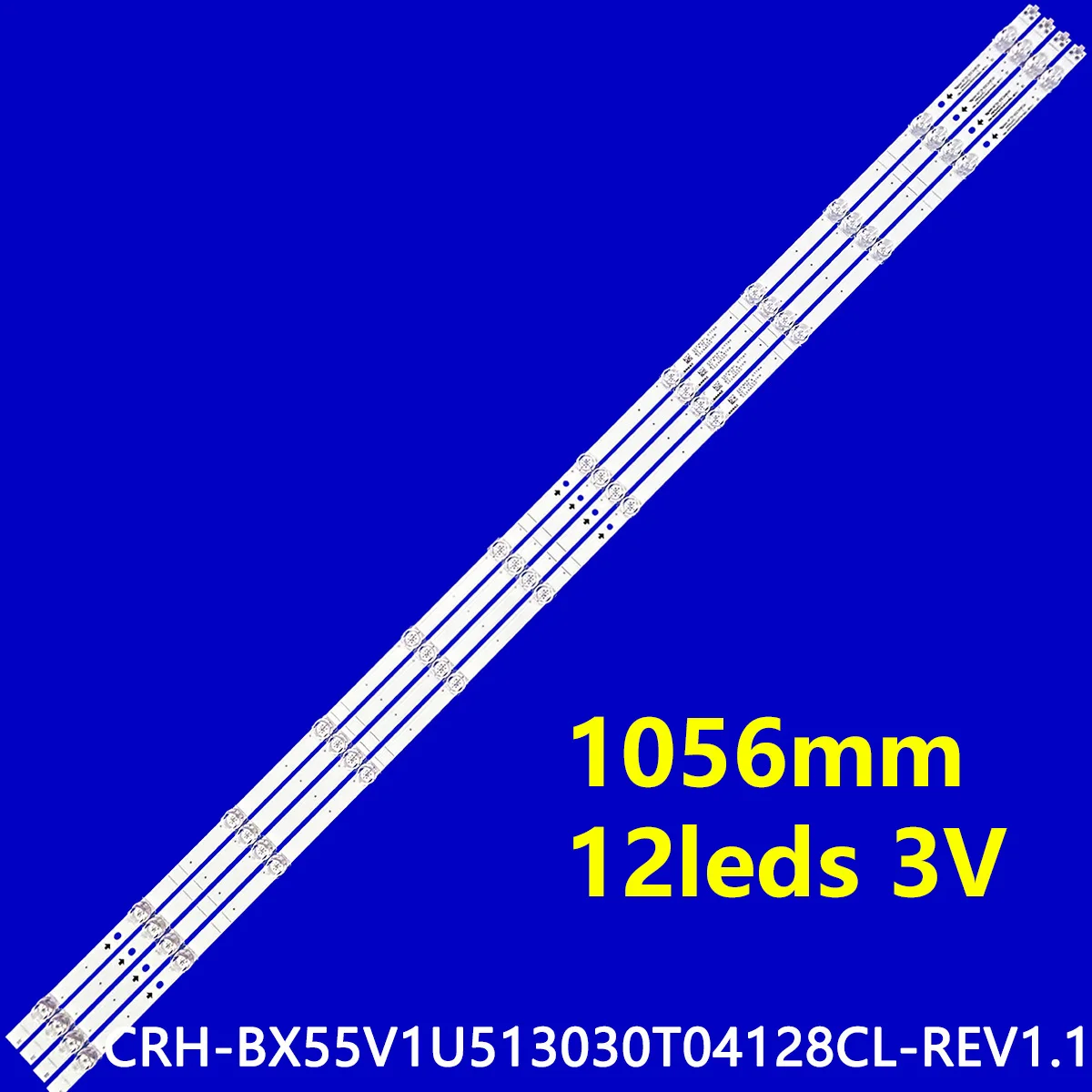 4pcs/Kit LED Strips for 55 TV CRH-BX55V1U513030T04128CL-REV1.1 H55B7100UK H55B7100 H55B7300 H55B7300UK HD550V1U51-T0L4