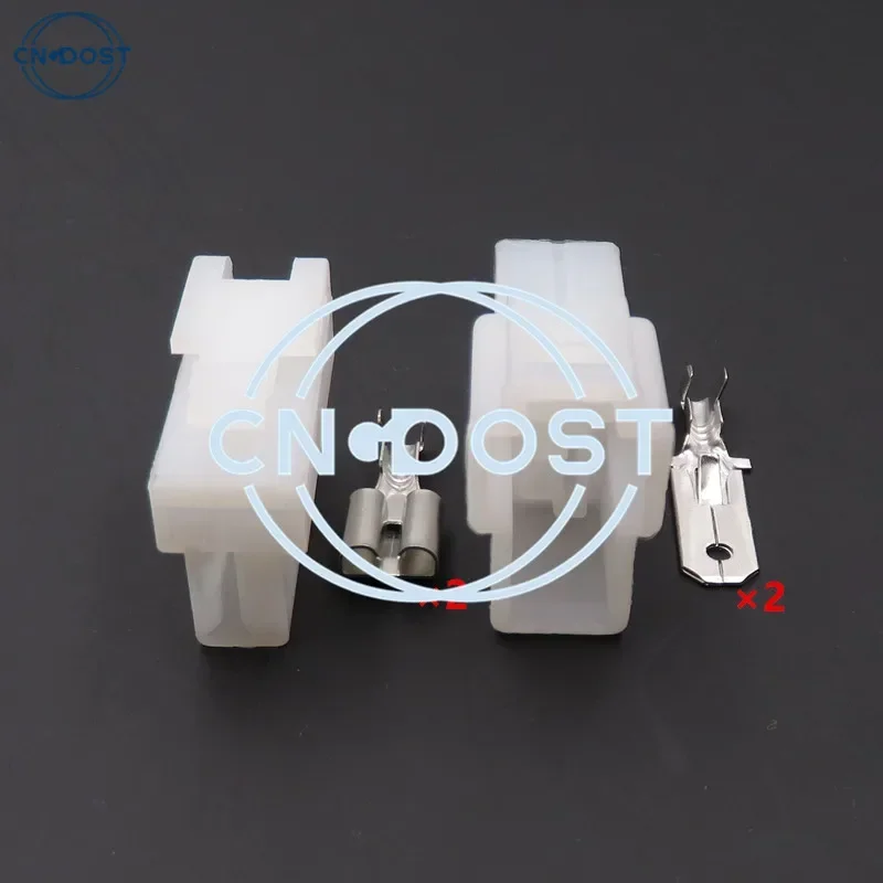 1 Set 2 Pin Automotive Cable Connector 7122-2128 7323-2128 Map Sensor Car Socket Plug For Motorcycle Auto Engine AC Assembly