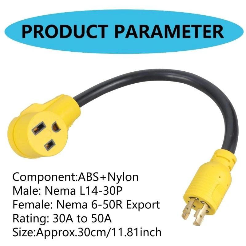 B2EF NEMA L14-30P إلى 6-50R 4 شتقّ