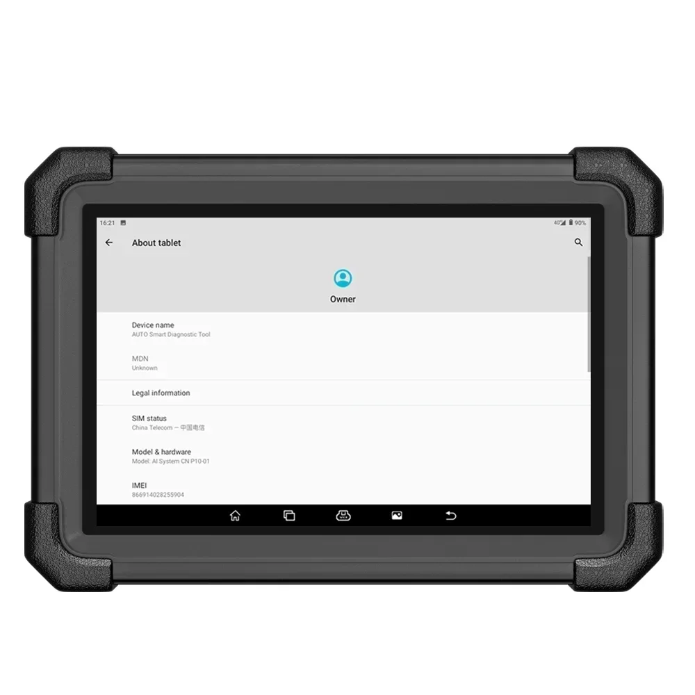 New LAUNCH Tablet 10.1 Black 4GB RAM Android Bluetooth for OBD2 Diagnostics Tool 64GB Storage Auto Diagnotic Tool