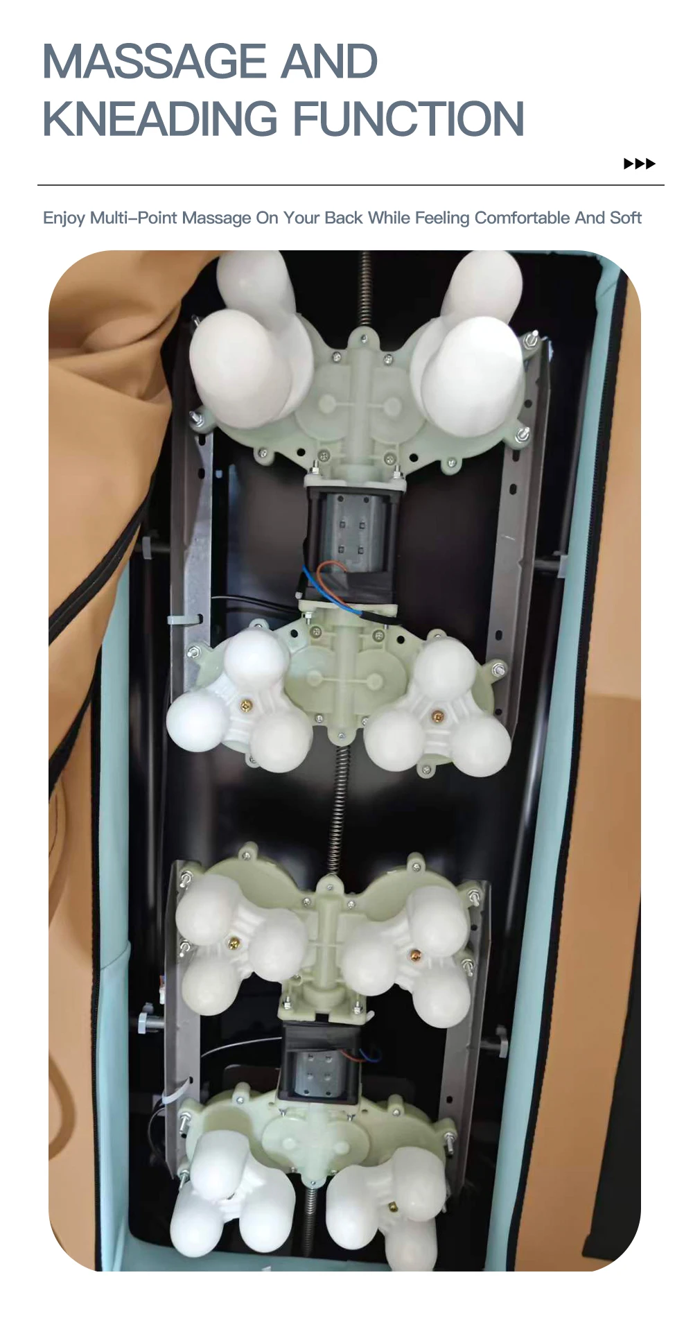 Elektrischer Pediküre-Stuhl mit Massagefunktion, Liegefunktion, Fußbecken, LED-Beleuchtung und Getränkehaltern - Salonmöbel nach Maß im Großhandel – Detail 10