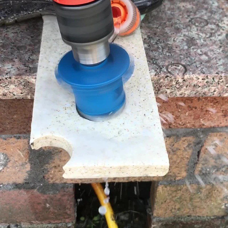 45mm/50mm Diamond Hole Saw Core Drill Bit Basin Drill Basin Opener Suitable for Marble Tiles Ceramic Washbasin Sewer Hole Opener
