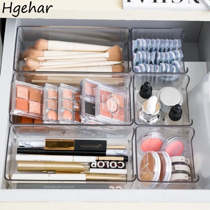 

Cosmetic Storage Boxes Drawer Household Dormitory Accessories Jewelry Makeup Organizer Portable Desktop Women Bedroom Small Case