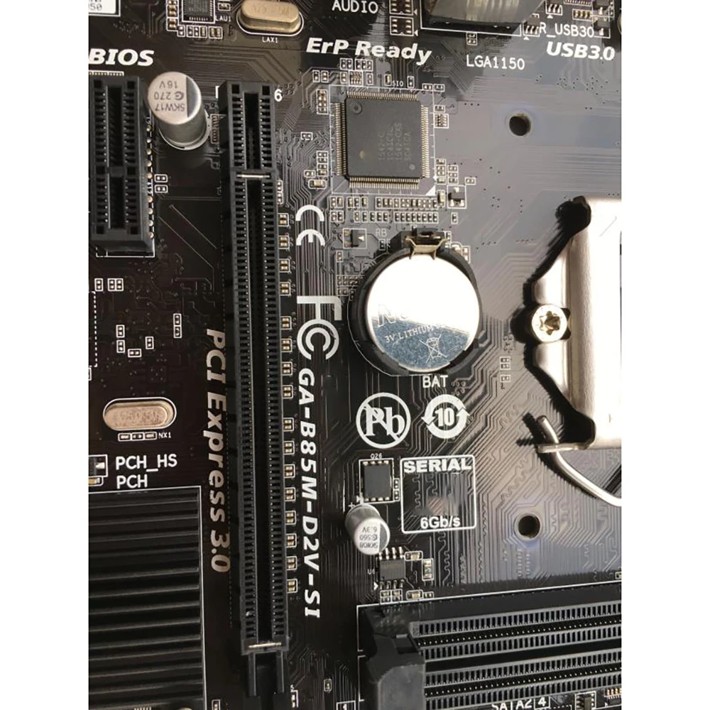 DDR3 Memory 1150-Pin All-Solid-State Integrated Magic Sound Board GA-B85M-D2V-SI
