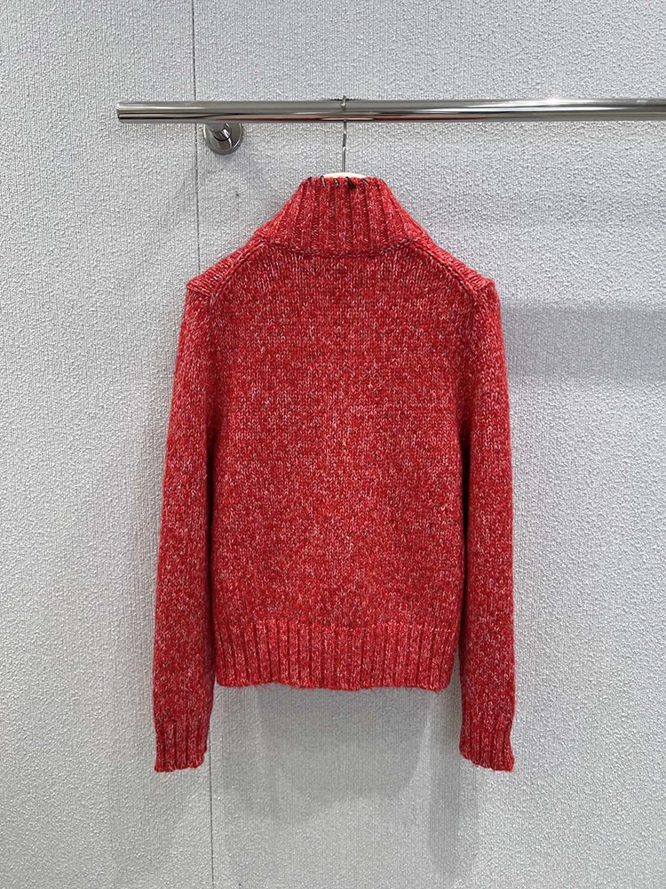 SVORYXIU 2025 Otoño Invierno estilo Casual serie de colores cárdigan tejido de un solo pecho cárdigan cálido de moda para mujer