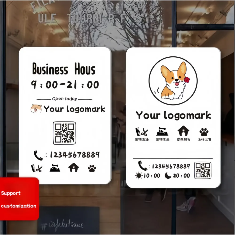 

Изготовленная на заказ акриловая табличка для деловых часов — — табличка с открывающимися часами — — минималистичная табличка на стену или дверь