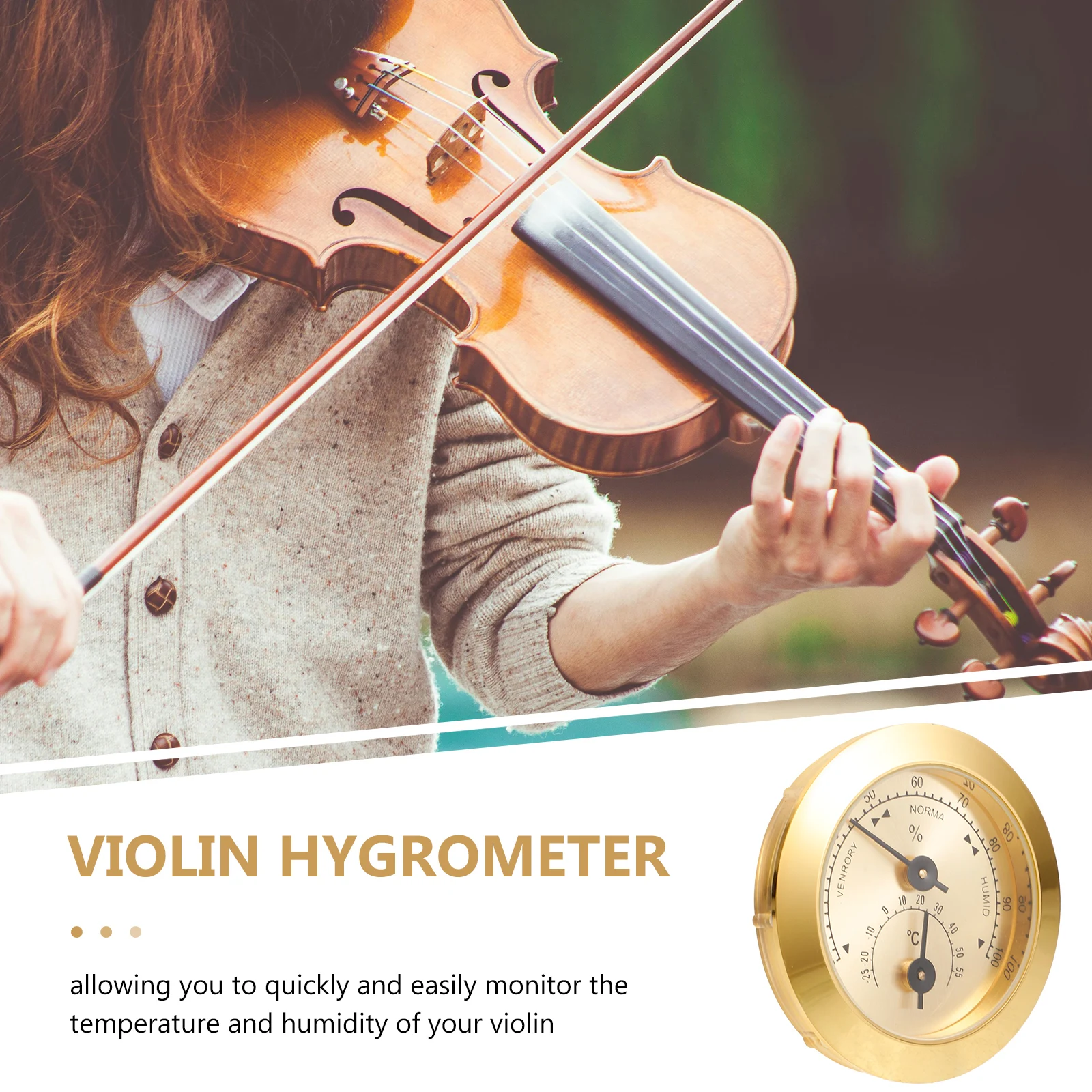 

Hygrometer Hydrometer Humidity Thermometer for Temperature and Gauge Monitor