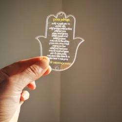 Bar Mitzvah With White Pendant Fashion thanksgiving hymn Hand Pendant ,Hamsa Hand Keychain,Hot Selling Key Chain Wholesale Retai