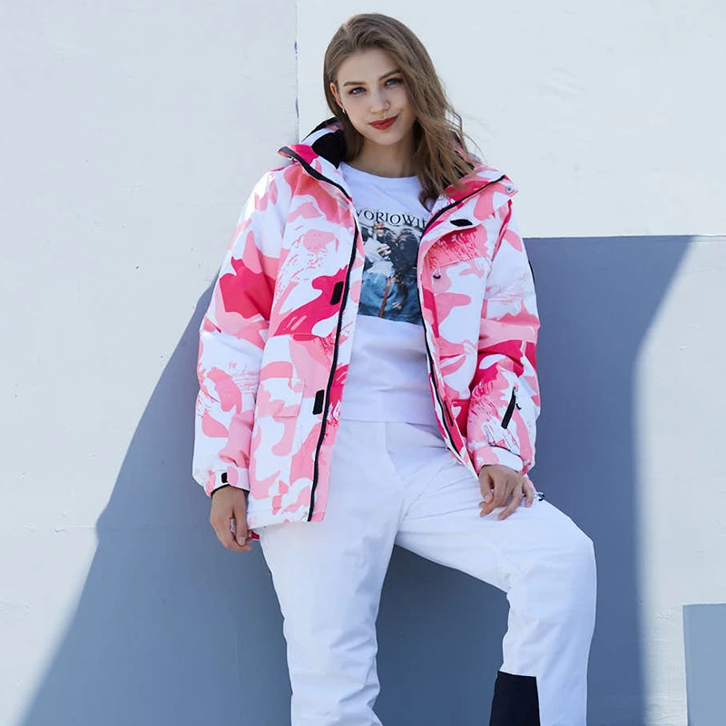 

Colorful, Waterproof, Snow Suit Sets for Women, Snowboarding Clothing, Ski Costumes, Winter Wear, Jacket Strap Pant for Girl's