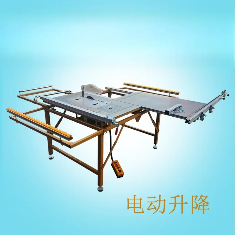 Folding Push Table Saw Home Decoration Female Saw Portable Mechanical All-in-One Machine JT-160 Cutting Plate Multi-functional