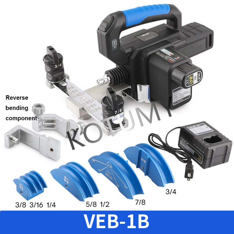 6-22MM VEB-1 Electric Copper Pipe Bender Electric Tool Copper Tube Bender Lithium 1/4 \