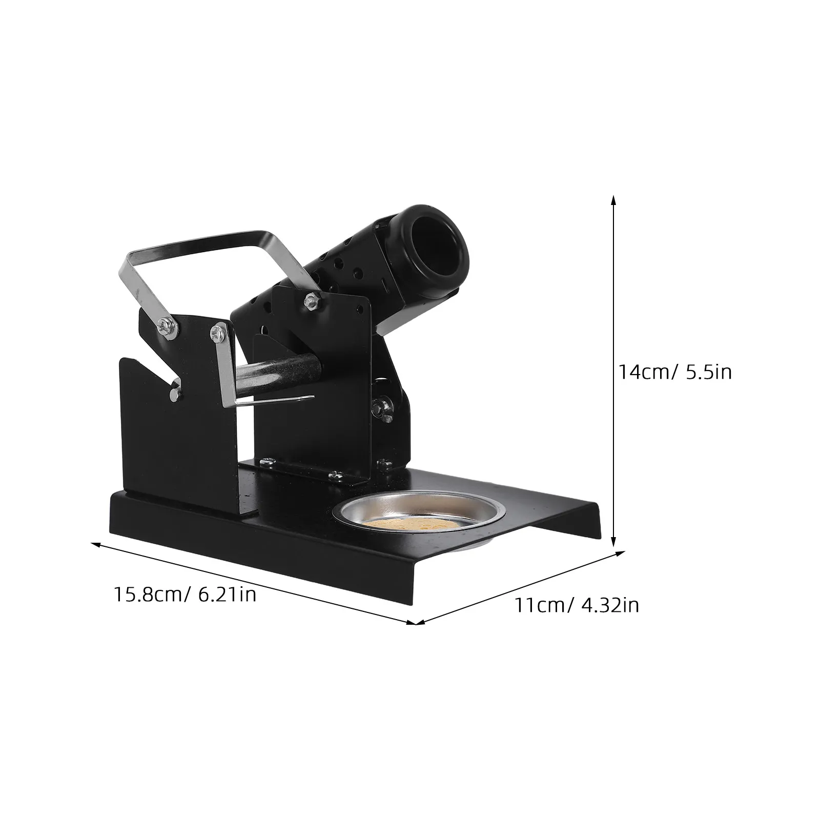 Soldering Iron Stand Metal Base Compact High Heat Resistance Holder for Electronics Soldering Repair Station Iron Stand