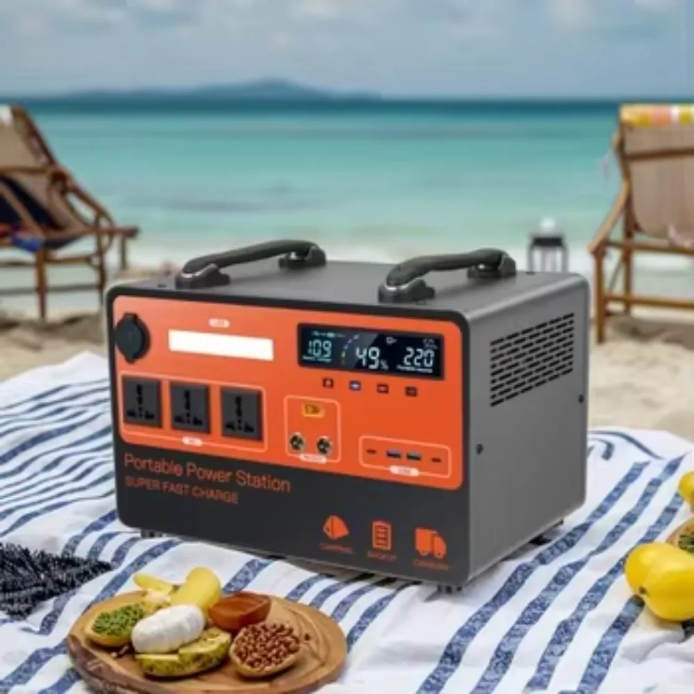 2400Wh LiFePO4 Portable Power Station – 2000W Pure Sine Wave, Solar Generator for Outdoor Use, OEM/ODM Supported