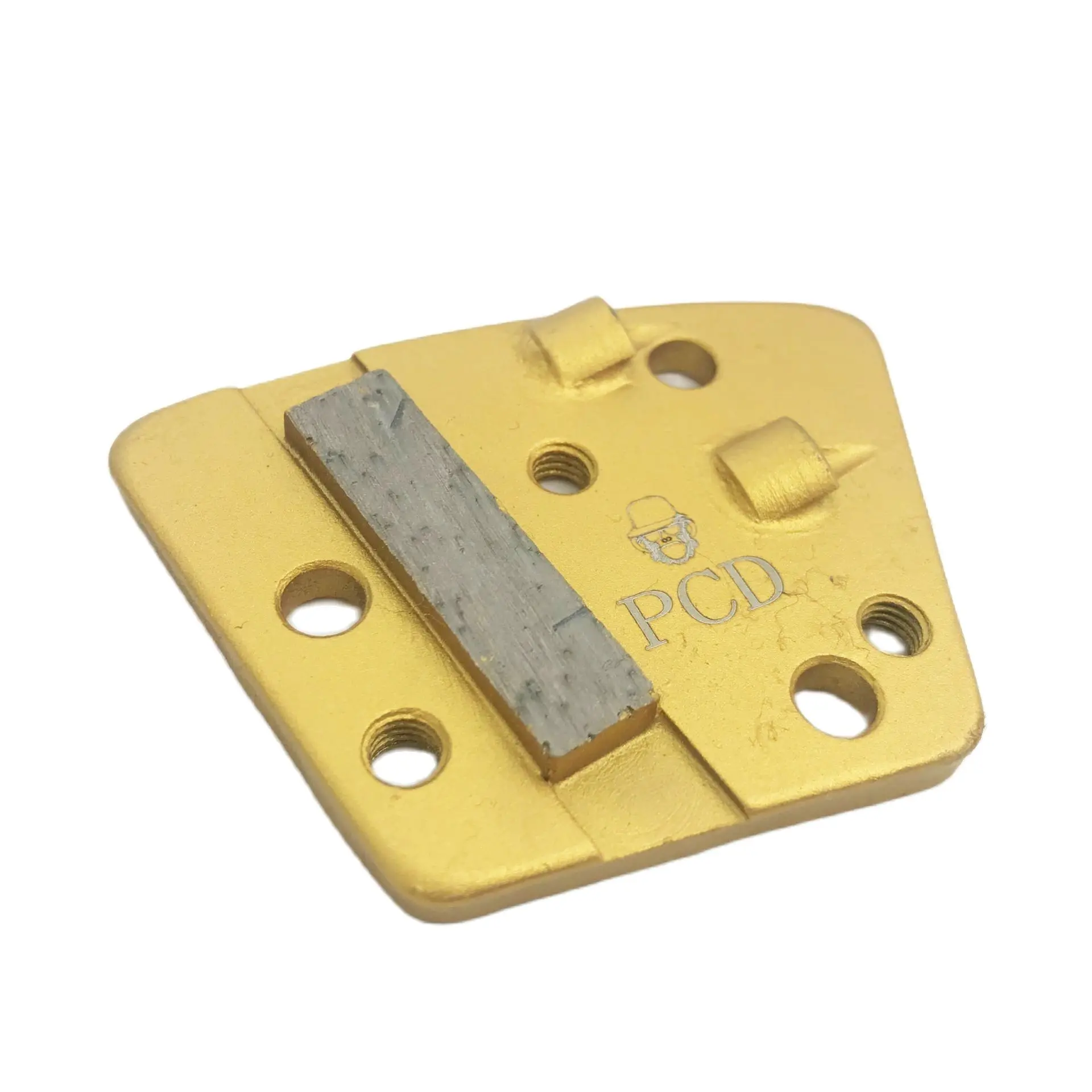 Trapezoid PCD Grinding Plate, 2 pcs PCD + 1 Wearing  Bar