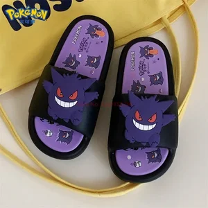 Pokémon Gengar Anime Slippers for men and women, in fashion and cool, non -slip infrared, Eva Couple Slipper, Peripheral, Present 8 Main Sales Pantufa Pokemon - №4