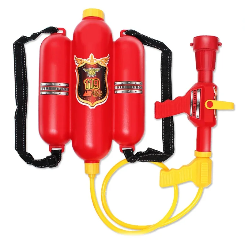 Children Kid Cosplay Fireman Outfits Firefighter with Belt 5 Toys Sets Cosplay Costume Role Play Sam Work Wear Uniform Water Gun