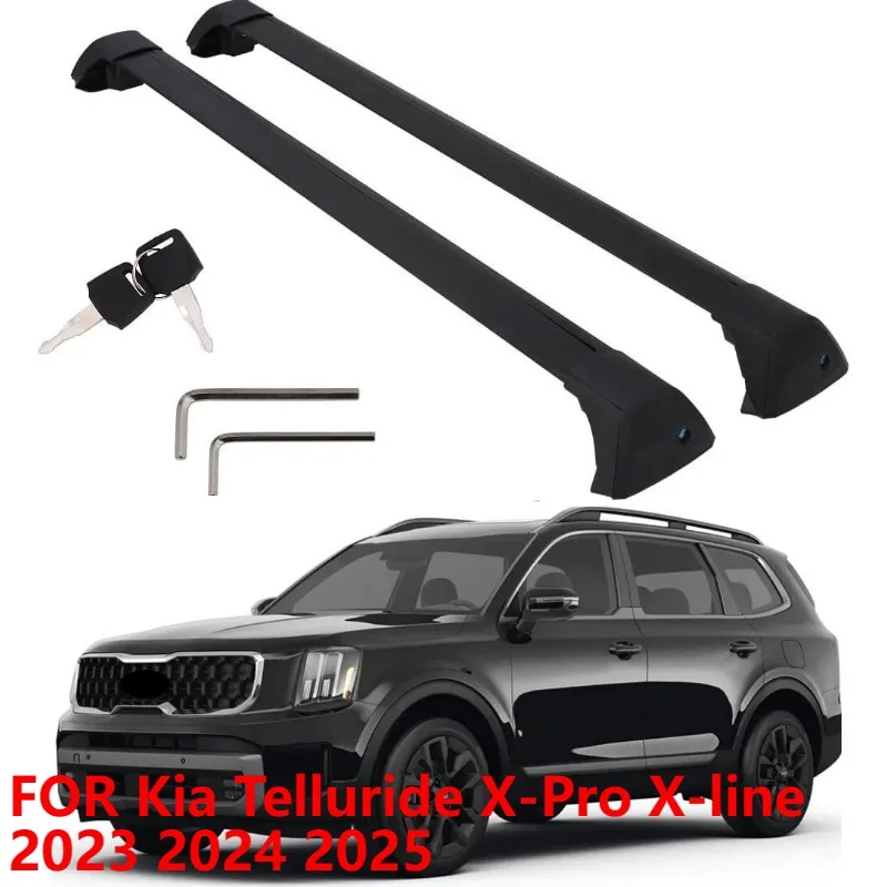 For Kia Telluride X-Pro X-line 2023-2025 Roof Rack Cross Bars Upgrade Kit