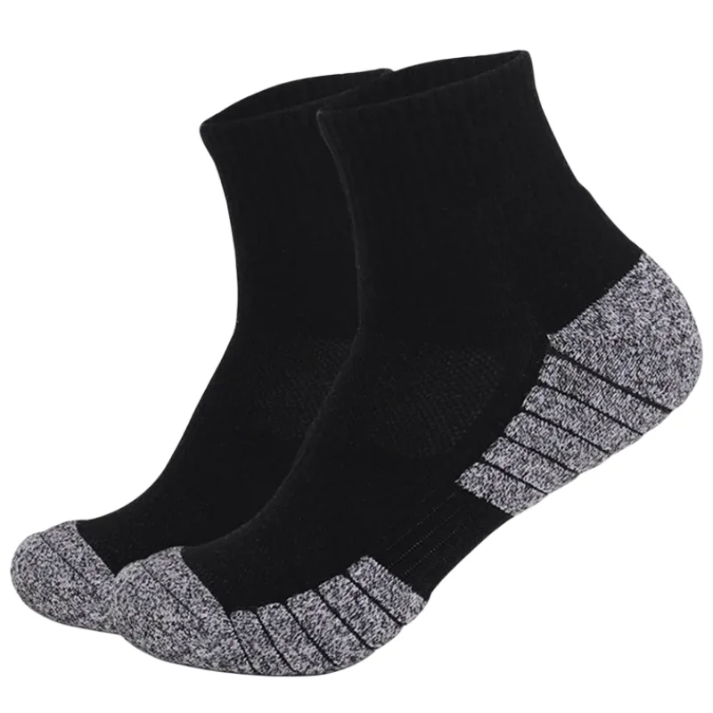 Men Women Cotton Running Socks Thick Towel Bottom Hiking Sports Socks Ankle-In-Tube Tennis Walking Badminton Socks