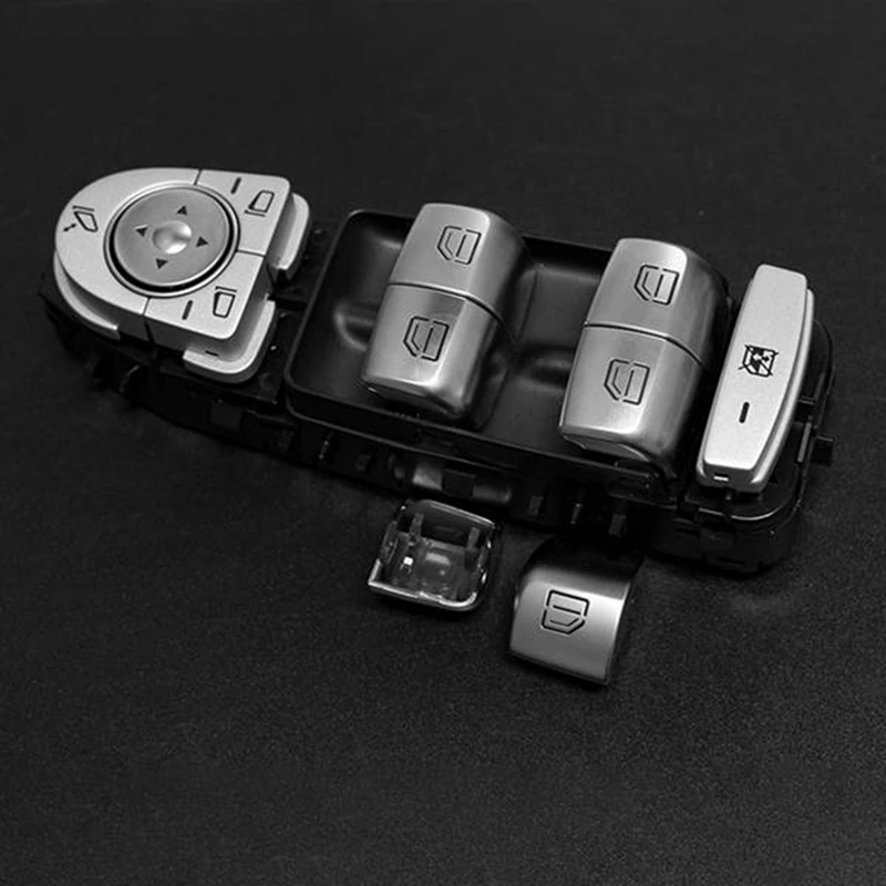 2Set pulsante interruttore di controllo alzacristalli per porte e finestre per Mercedes-Benz classe C W205 GLC W253