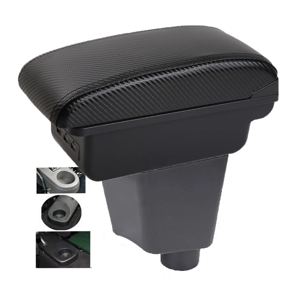 Boîte d'accoudoir de voiture Clio 4 Captur Clio 3 III IV, boîte de rangement d'accoudoir central, support de coude pour conducteurs et passagers