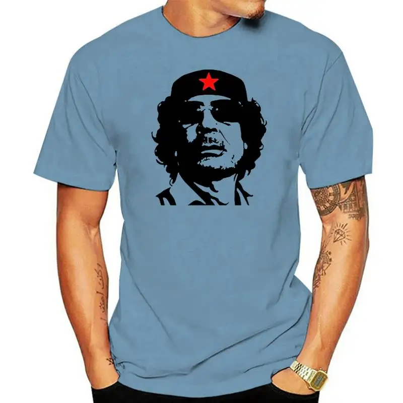 

Al Muammar Gaddafi Leader Libya North Africa King Trunk 2011 R — футболка # Топы с рукавами в стиле Харадзюку для ножа