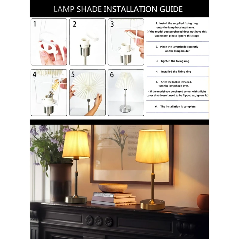 Led Cordless Night Light Rechargeable Bedside Table Lamps Touch Stepless Dimming Portable Desk Lamp for Bar Restaurant-AD23 - view 3