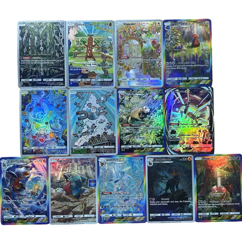 

Diy 13Pcs/set Pokemon Pocket Self Control Collect Signature Trading Flash Card Anime Cartoon Gift