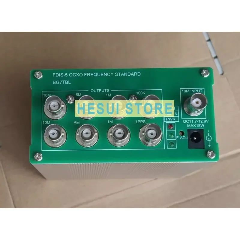 

10MHz,5MHz,1MHz,100Khz,FDIS-5,OCXO Clock Crystal Oscillator Module, Frequency reference,Clock signal source,1PPS BNC/SMA
