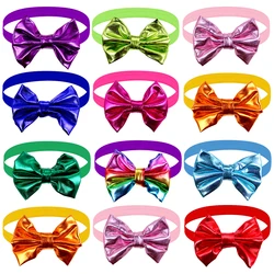 20PCS Large Dog Bowtie Elastic Band Bowknot Dog Bow Tie For Dogs Bowties Collar Dog Grooming Accessories For Large Dogs