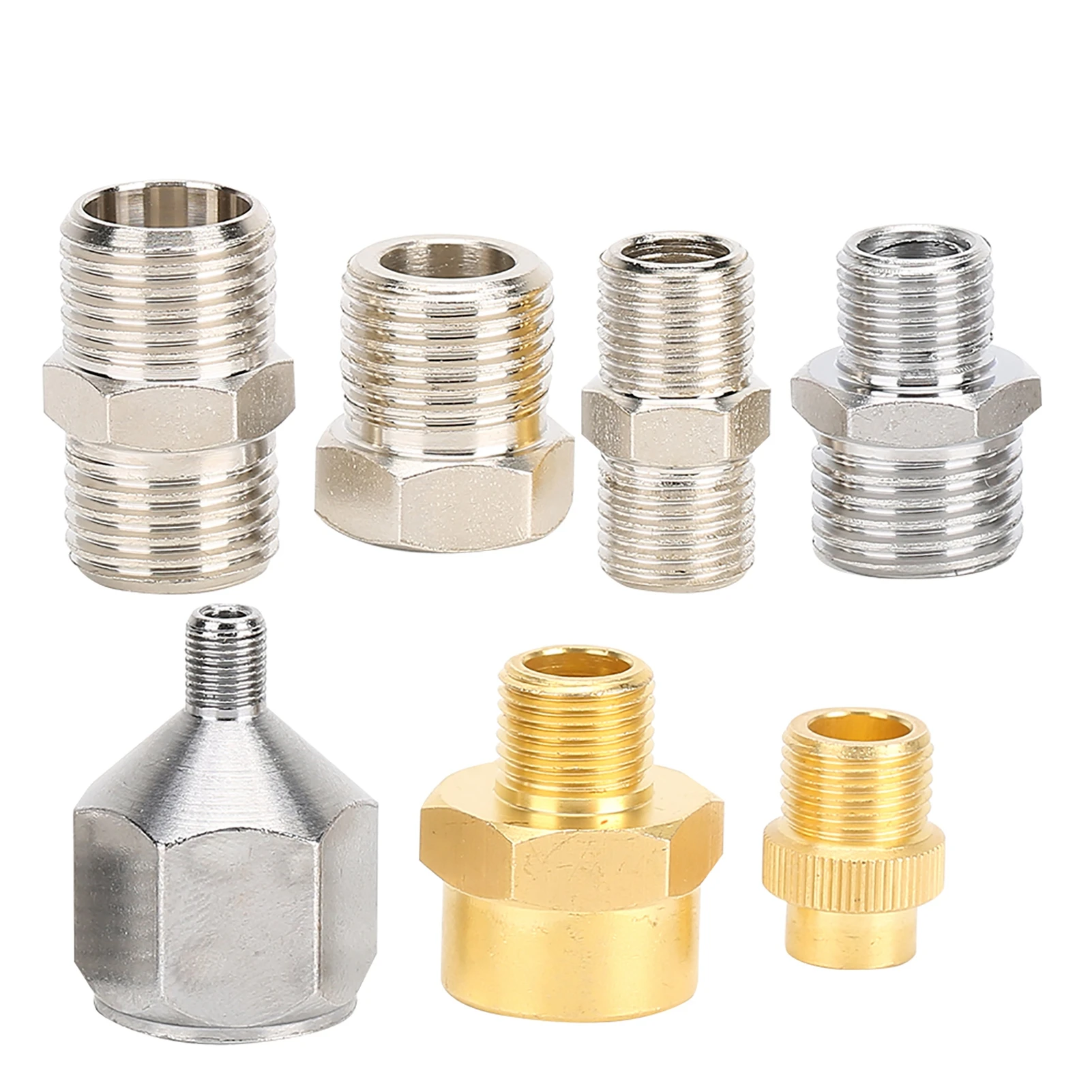 Air Compressors Adapters  Hose Adapter Brass  Thread Professional Corrosion Resistant Sturdy for Industry