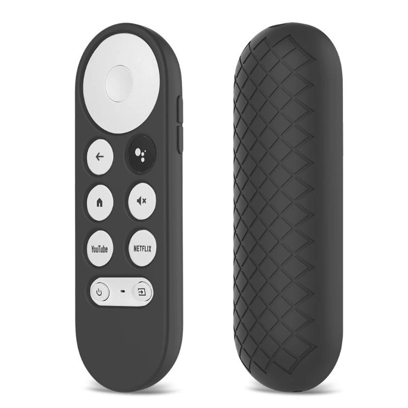 Silicone for CASE for chromecast 2020 Voice Remote Control, Shockproof Anti Slip Protective Cover Sleeve Skin