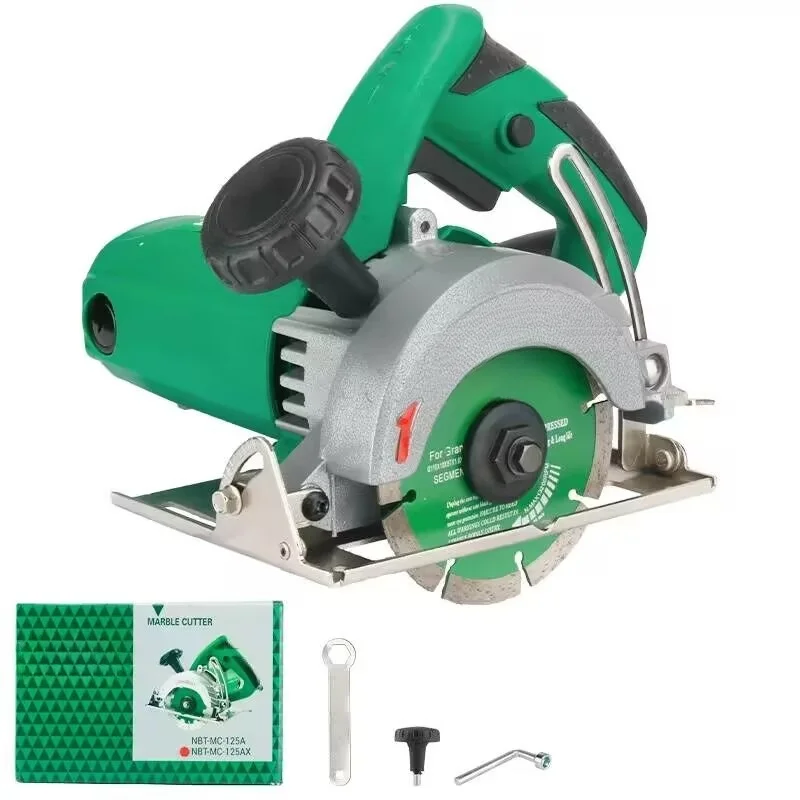High Power Oblique Cut Stone Cutting Machine 125mm Industrial Equipment for Angle Cutting