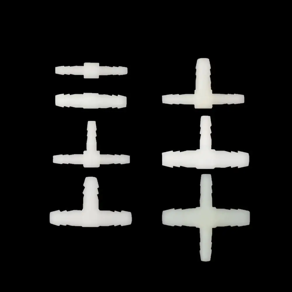 10Pcs Dental Fitting Connector 3 Way 4 Way Plastic Straight /Double Tee Reducing Accept Water pipe and air pipe joint Tools
