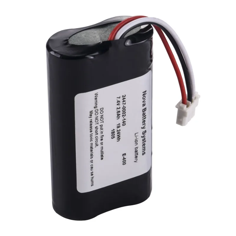 For Trilithic 360DSP E-400 Brand New High Quality 2447-0002-140, 56627 502 017 7.4V 2600mAh /19.24Wh Replacement Battery