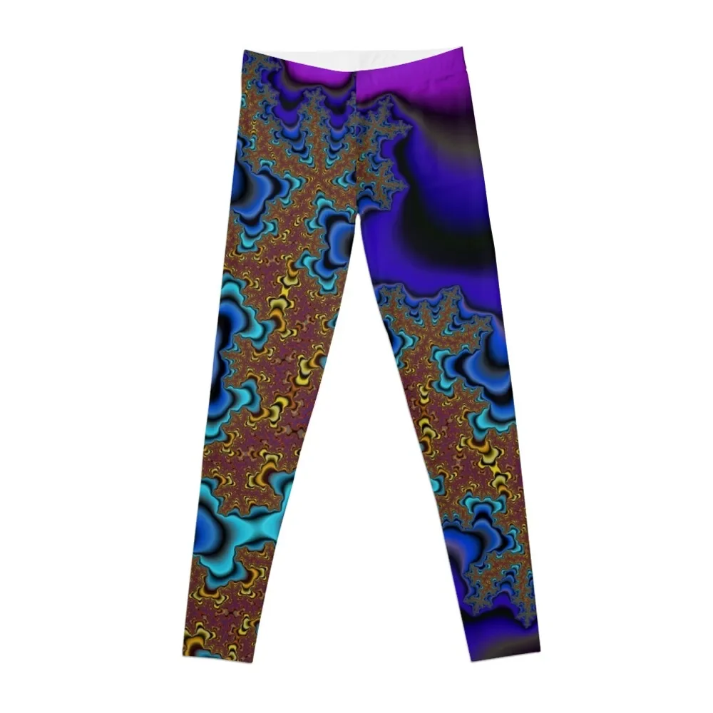 

Psychedelic infinite branches fractal Leggings Training pants Women's fitness Womens Leggings