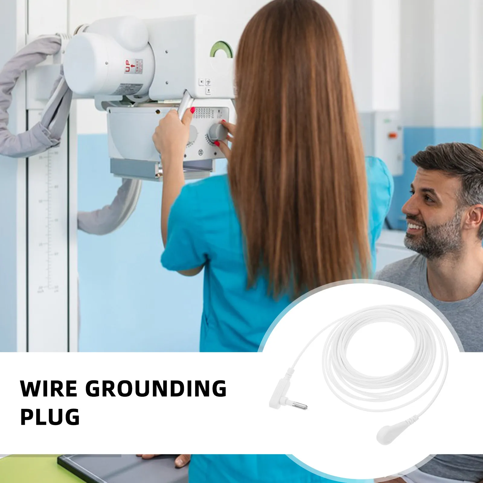 

Medical Grounding Wire For Bed Sheets Mats Pads Wristbands Pillowcases Anti Static Protection Reliable Cord Replacement