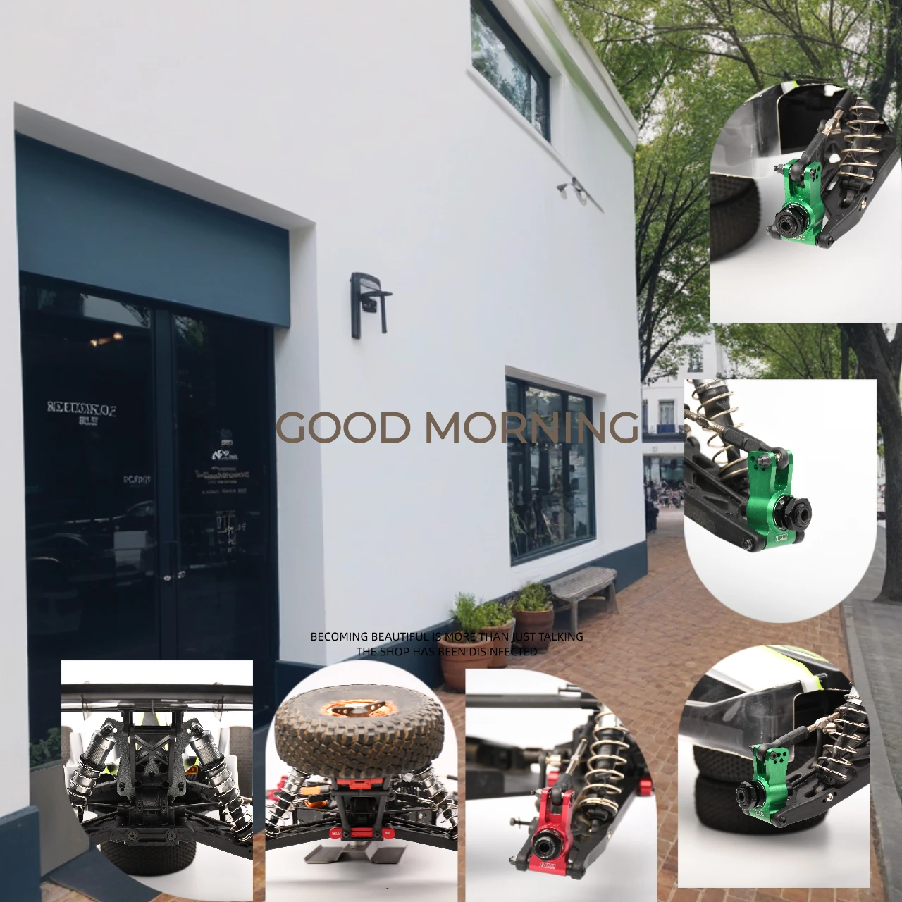 

Задние ступицы GPM 7075Alu с большими подшипниками для LOSI 1/6 8IGHT-X Super Lasernut XE XTE — алюминиевый комплект обновления