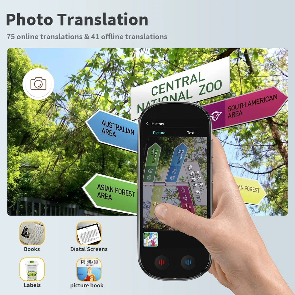 Vormor Z9 Smart Voice Translation Device 139 Languages Online