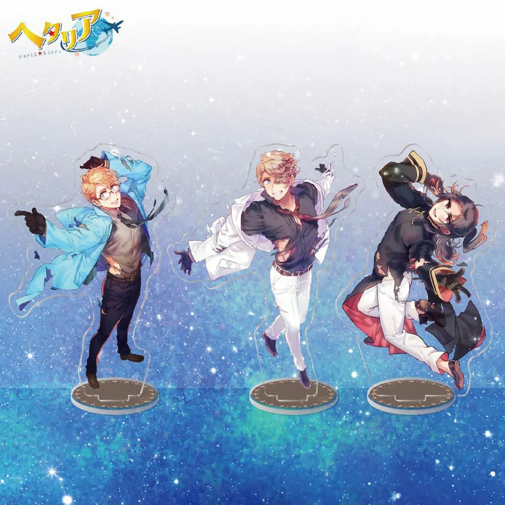 Hetalia: World Stars Acrylic Stand Figures Anime Miniatures Manga Figurines Garage Kits Model ACG Toys Ornaments Decoration