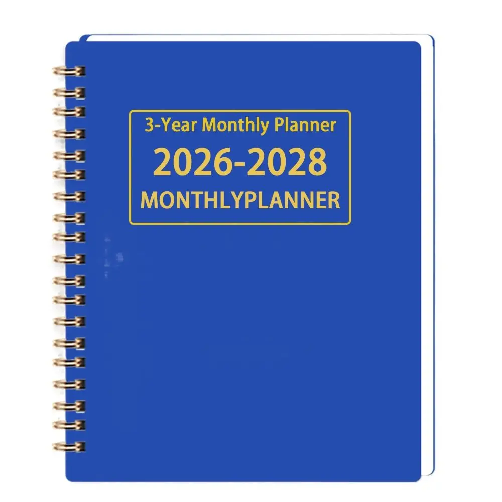 

A4/A5 3 Years Monthly Planner Smooth Writing 2026-2028 Calendar Book Annual Summary Yearly Goals Agenda Calendar Academic Year