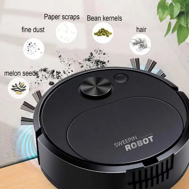 Automatic Robot Vacuum Cleaner All-in-1 Smart Wireless Sweeping Wet And Dry Ultra-thin Cleaning Machine Mopping Smart Home