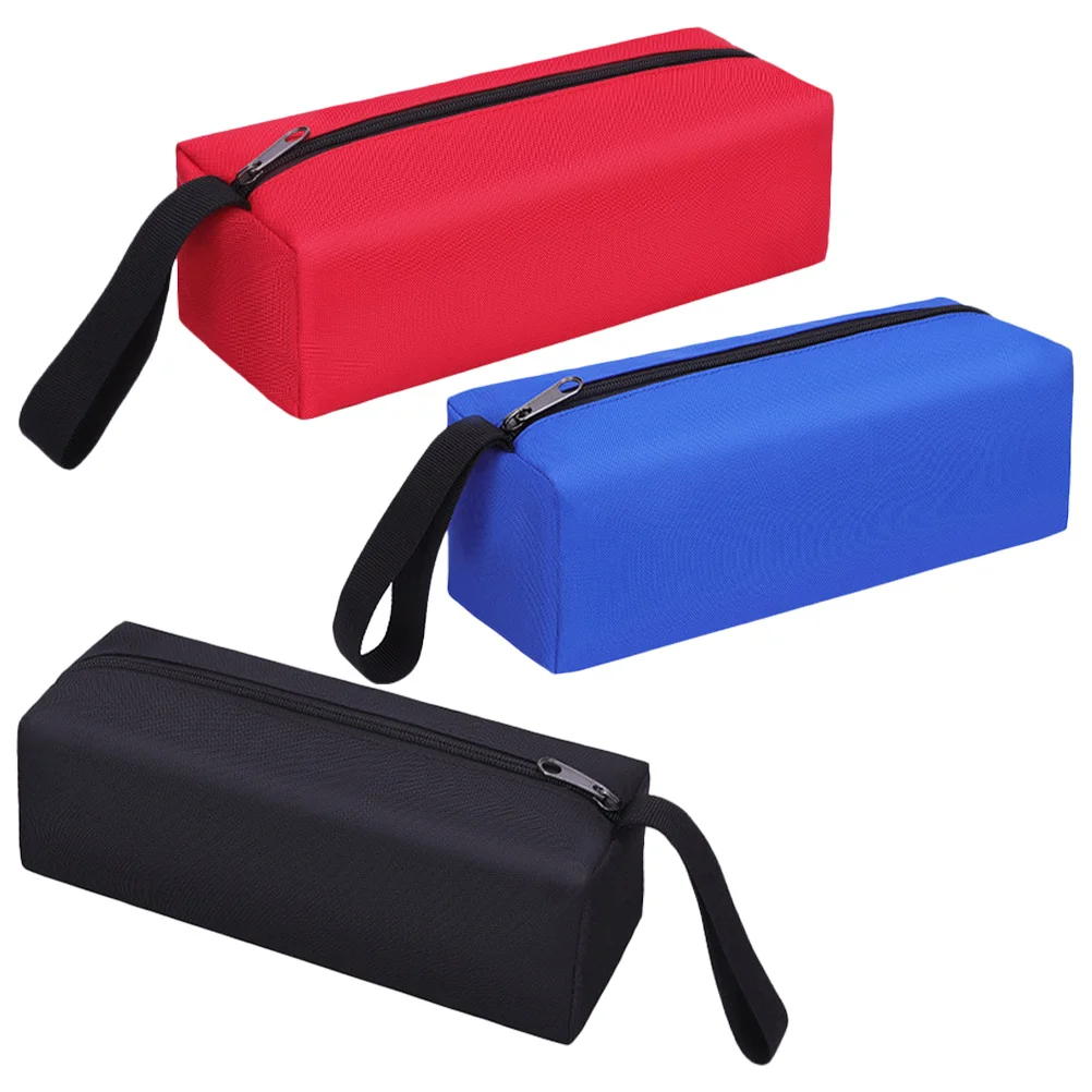 3 قطعة أكياس أدوات محمولة مقاومة للاهتراء أكسفورد القماش سستة أكياس التخزين للأدوات الثقيلة المنظم الحقيبة خفيفة الوزن ل